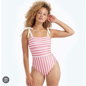 Summersalt The Oasis Pink Stripe One Piece